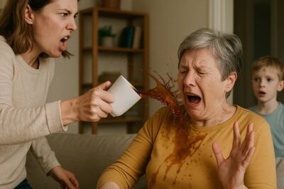 Mi hija me lanzó café caliente cuando me negué a darle a su hijo mi tarjeta de crédito… lo que encontró días después en mi casa la dejó en shock