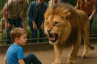 En el zoológico, un niño terminó dentro de la jaula del león… Lo que ocurrió después quedó grabado en los corazones de todos.