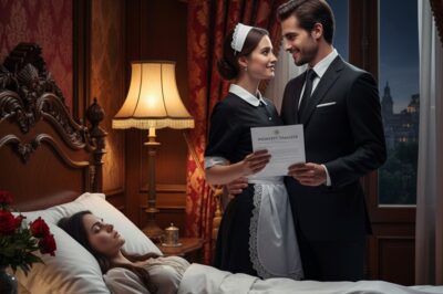 SU ESPOSA ENFERMA, ÉL PROMETE LA CASA A LA SIRVIENTA… PERO EL DÍA DE LA FIRMA TODOS DESCUBREN UNA VERDAD IMPACTANTE