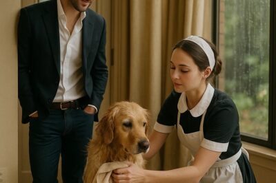 Un millonario solitario y arrogante se enamoró de la criada que salvó a su perro enfermo y…