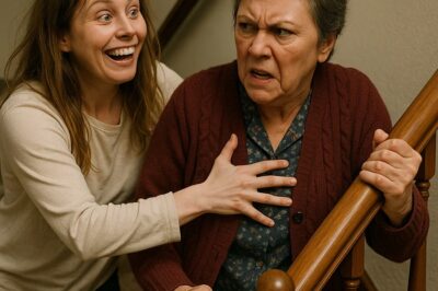 “¡Tu mujer está loca, hoy casi me tira por las escaleras! ¡Tienes que volver a casa ahora mismo y ponerla en su sitio! ¡Hazlo por tu madre!”