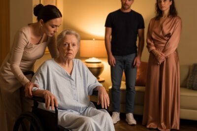 Mi esposo se fue a vivir con su amante. Sin decir una palabra, llevé a su madre enferma hasta su nueva casa… y will be dejé en la puerta. Antes de irme, le dije algo que jamás olvidará.