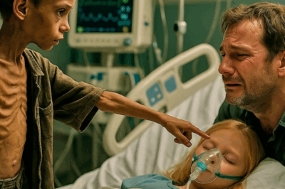 “¡APAGA LOS APARATOS, TU HIJA VA A SALIR DEL COMA!”, dijo un pobre niño a un millonario, entonces…