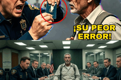 Policía ROMPE el pasaporte de un inmigrante… sin saber que era un DIPLOMÁTICO INTOCABLE