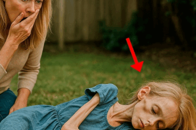 Mujer encuentra a una niña CAÍDA en el patio de su casa.Y al notar un DETALLE IMPACTANTE en ella…