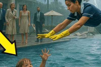 ¡EL HIJO DEL MILLONARIO SE AHOGABA… SOLO LA FAXINEIRA POBRE SE ATREVIÓ A SALVARLO!