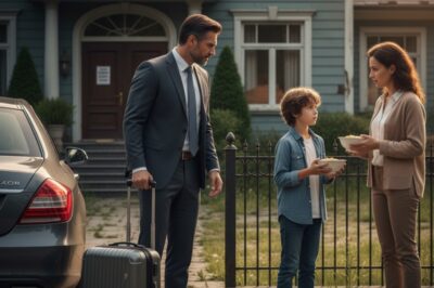 ¡Millonario Llega de Viaje y Encuentra a su Hijo Pidiendo Comida al Vecino! Lo que Descubre…