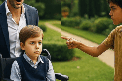 “¡TU NOVIA NO DEJA QUE TU HIJO CAMINE!” REVELÓ EL NIÑO POBRE AL MILLONARIO…