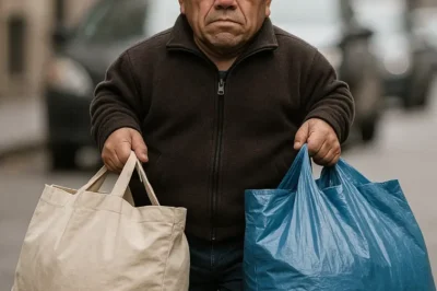 El hombre con enanismo que siempre cargaba bolsas enormes