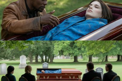 “Cuando todos lloraban en el funeral de una poderosa millonaria, un hombre sin hogar irrumpió gritando: ‘¡No está muerta!’. Lo que ocurrió después dejó a todos impactados para siempre