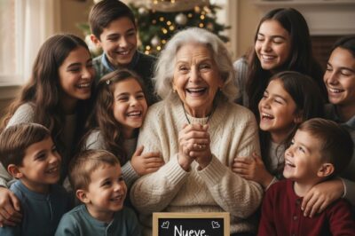 Cuando me preguntan cuántos nietos tengo, siempre respondo con una sonrisa que me arruga aún más los ojos: “Nueve. Sí, nueve bendiciones.”