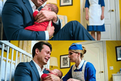 MILLONARIO VIUDO NO AGUANTABA MÁS… HASTA QUE LA NIÑERA SUSURRÓ UNA FRASE QUE NADIE ESPERABA