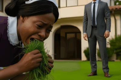 La fachada destrozada: un multimillonario descubre a una criada comiendo hierba, descubre el plan de su esposa para matarla de hambre y aprende el verdadero precio de la compasión.