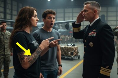 “Se burlaron del tatuaje, pero se quedaron paralizados cuando el comandante de los SEAL la saludó.”