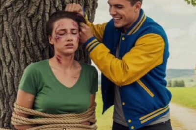 “Los abusones ataron a una tranquila chica de granja a un árbol… una llamada después, su esposo de la **Fuerza Delta** llegó.”