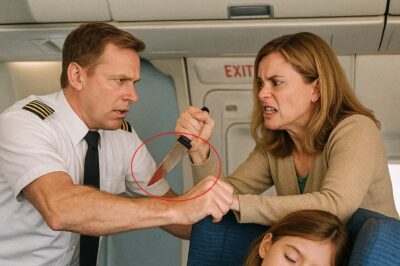 Karen, del comité vecinal, apuñaló a mi hija de 7 años en pleno vuelo… sin saber que su padre era el piloto.