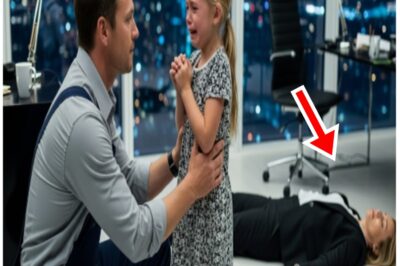 La pequeña hija del director ejecutivo corrió hacia el conserje y gritó: “¡Mamá no se mueve!” — lo que