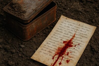“Desenterraron una caja de los años 50… con una carta que aún sangraba”