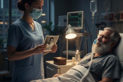 “La enfermera que cuidó al paciente más difícil… hasta que descubrió que era su padre”