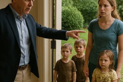 El millonario despidió a la niñera por dejar que sus hijos jugaran en el barro… pero entonces vio la verdad.