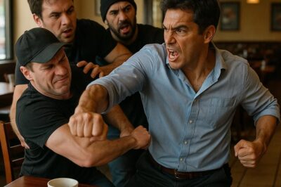 Tres hombres atacaron al director ejecutivo en un restaurante — la habilidad oculta de un padre soltero lo cambió todo.