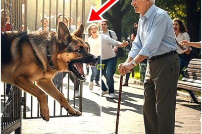 Un perro escapó de su jaula, un anciano se negó a huir — lo que ocurrió después dejó a todos pálidos…