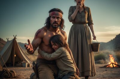 Un guerrero apache herido pidió ayuda, pero su hijo lo abrazó y ella no pudo…