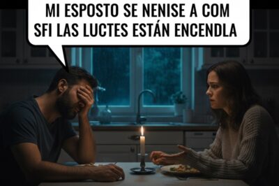 Mi esposo se niega a comer si las luces están encendidas