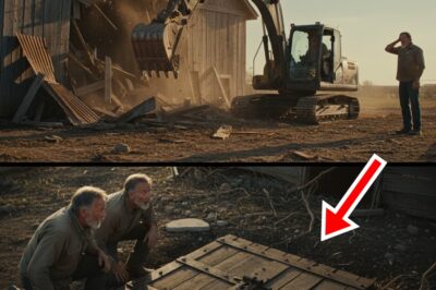 El Ranchero Derribó su Viejo Granero… y Encontró una Puerta Sellada Debajo