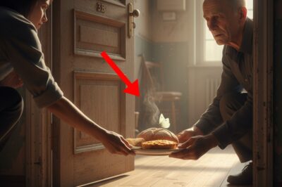 Durante meses, una mujer dejaba comida en la puerta de su vecino anciano.