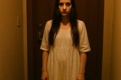 Cada medianoche, mi vecina se para frente a mi puerta con un vestido blanco