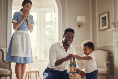 Una humilde empleada de limpieza, sin tener con quién dejar a su pequeña hija, decidió llevarla al trabajo, pero jamás imaginó que la reacción de su jefe millonario cambiaría todo.