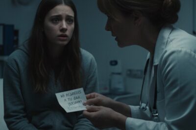 La doctora le deslizó un papel doblado: “No regreses a tu casa, ¡escapa!” Aquella noche, ella entendió el motivo…