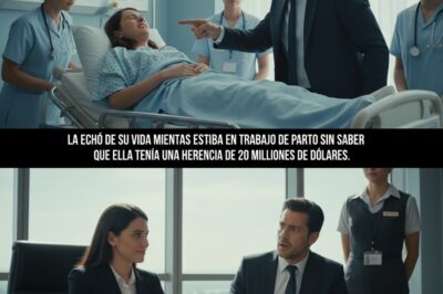 Lo echó de su vida mientras estaba en trabajo de parto sin saber que ella tenía una herencia de 20 millones de dólares. Y su nueva esposa ahora trabaja para ella.