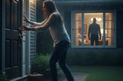 MI ESPOSO ME ENCERRÓ FUERA BAJO LA LLUVIA—HASTA QUE SU MADRE LO VIO TODO