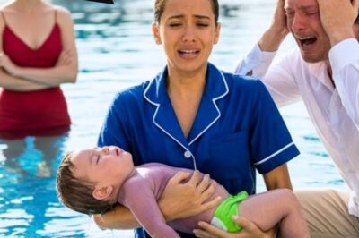 EL BEBÉ CAYÓ A LA PISCINA…PERO CUANDO LA NIÑERA MIRÓ A LA MADRASTRA, LO ENTENDIÓ TODO..HASTA QUE..