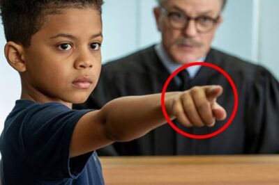 Un niño pequeño señala a un policía en el tribunal — ¡lo que dijo dejó a todos sin palabras!