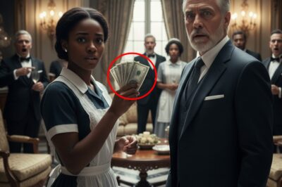 “Este dinero es falso”, le dijo la hija de la criada al millonario — lo que él hizo después dejó a todos en shock.