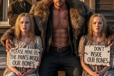 “Por favor, no nos mueva, el dolor está en nuestros huesos”, lloraron las gemelas — lo que él hizo después dejó a todos atónitos.