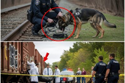 Historias reales: un perro policía rastrea a un niño desaparecido hasta el patio del tren — lo que encontró rompió a todos el corazón.