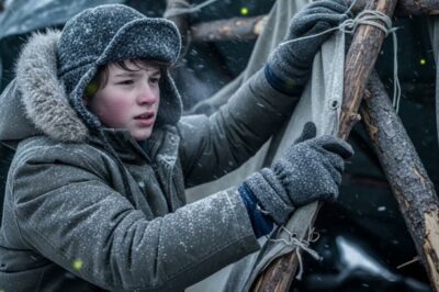 El niño abandonado de la montaña construyó una casa con desechos… y cuando la gente la vio, no pudo creerlo.