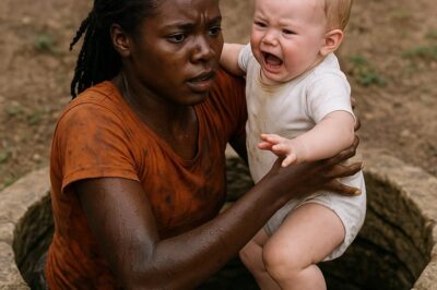 La chica negra que arriesgó su vida saltando a un pozo para salvar al bebé del multimillonario…