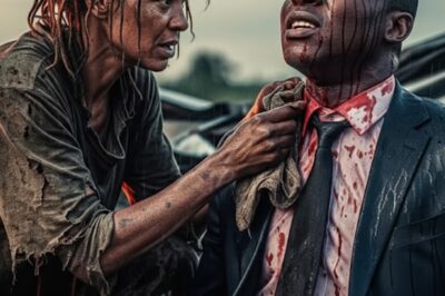 Una mujer sin hogar se apresuró a salvar a un millonario que sangraba — él gritó “No me toques.” Lo que pasó después…