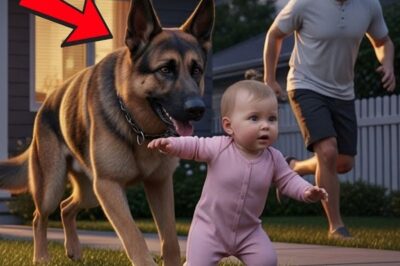 Pastor Alemán arrastra a bebé dormido de la casa a las 3 a. m., ¡padres en shock!