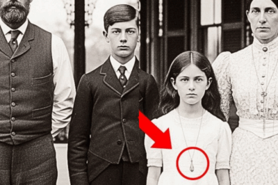 Esta fotografía de 1878 parecía inocente, hasta que los historiadores se fijaron en el collar de la niña.