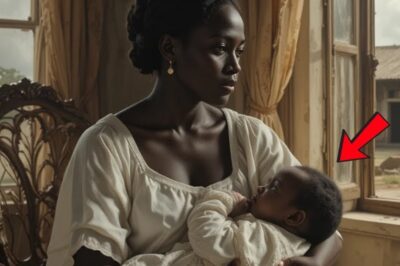 Mientras la esclava amamantaba al hijo de su señora