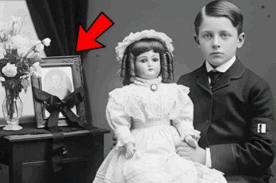 Esta foto de 1898 de un niño sosteniendo la muñeca de su hermana parecía linda | Hasta que vieron la verdad.