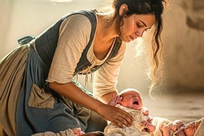 EL HACENDADO ENTRÓ PARA ECHARLA… PERO AL VER A LA MADRE CON SUS TRILLIZOS, DECIDIÓ PROTEGERLOS