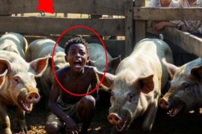 Un niño de 8 años fabricaba juguetes para niños blancos… estos se los arrojaron a los cerdos y su madre se vengó.