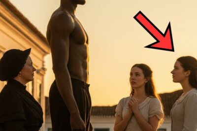 La viuda deseaba al hombre esclavo de 2,10 metros de altura, y sus hijas se angustiaban por su presencia.